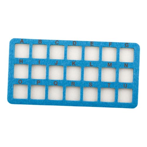 Badiman Perlenmatte mit 21 Fächern, Organizer für DIY Projekte, Perlenbrett Zur Herstellung von Schmuck, Blau Badiman Perlenmatte mit 21 Fächern, Organizer für DIY Projekte, Perlenbrett Zur Herstellung von Schmuck, Blau von Badiman