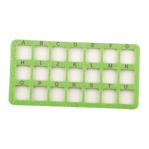 Badiman Perlenmatte mit 21 Fächern, Organizer für DIY Projekte, Perlenbrett Zur Herstellung von Schmuck, GrÜn Badiman Perlenmatte mit 21 Fächern, Organizer für DIY Projekte, Perlenbrett Zur Herstellung von Schmuck, GrÜn von Badiman