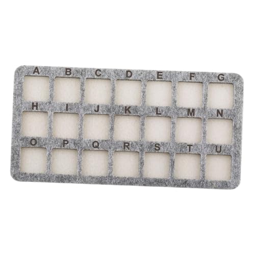 Badiman Perlenmatte mit 21 Fächern, Organizer für DIY Projekte, Perlenbrett Zur Herstellung von Schmuck, Grau Badiman Perlenmatte mit 21 Fächern, Organizer für DIY Projekte, Perlenbrett Zur Herstellung von Schmuck, Grau von Badiman
