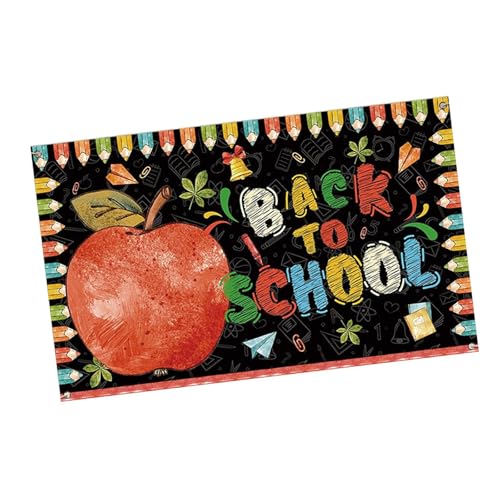 Generic Schulanfang Banner Als Fotohintergrund Und Partydekoration Großer Wandschmuck Aus Leichtem Polyestergewebe für Die Pinnwand Dekoration Im Kindergarten, Style A von Badiman