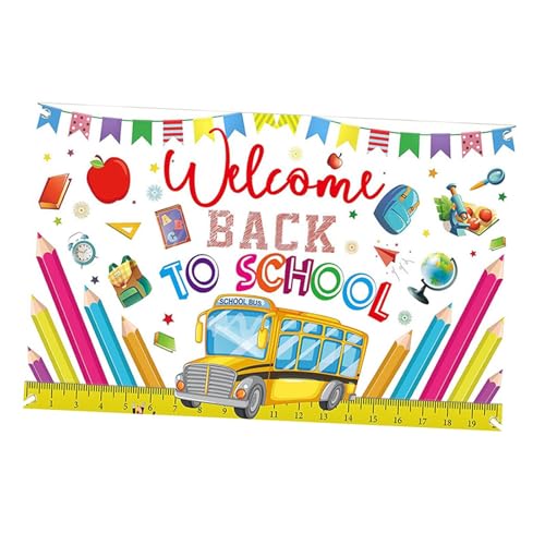 Generic Schulanfang Banner Als Fotohintergrund Und Partydekoration Großer Wandschmuck Aus Leichtem Polyestergewebe für Die Pinnwand Dekoration Im Kindergarten, Style D von Badiman
