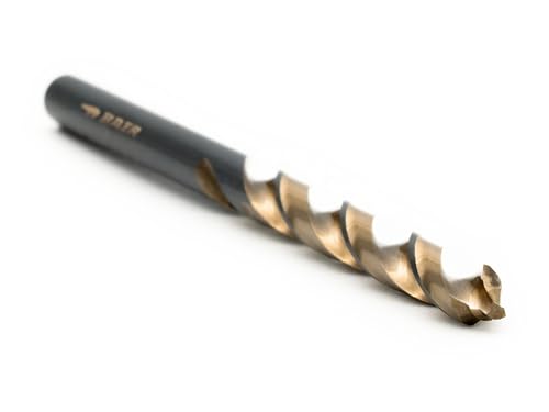BAER Spiralbohrer HSSE/Co5 TurboCentrix - Bohrer HSSECo5-Stahl- und Cobaltlegierung - präzises, sicheres & kraftsparendes Bohren in härtesten Materialien wie Edelstahl und CrNi-Legierungen (4,5 mm) von Baer