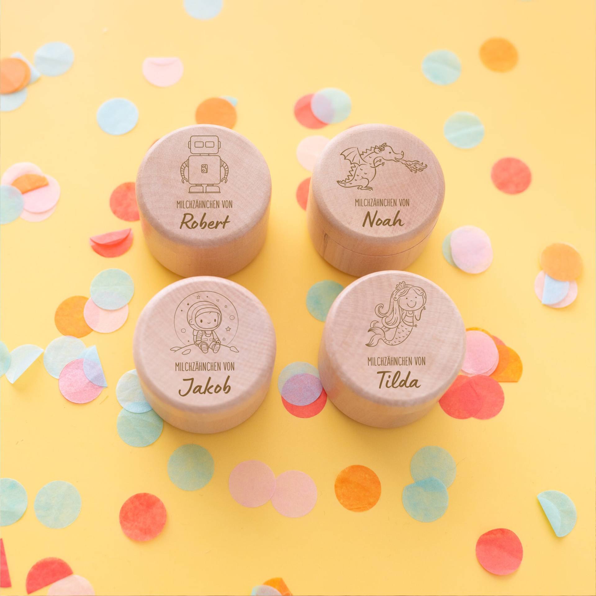 Milchzahndose, Zahndose, Zahndose Mädchen, Milchzahndose Astronaut, Taufe Schulanfang Junge Milchzahndose, Zahndose, Zahndose Mädchen, Milchzahndose Astronaut, Taufe Schulanfang Junge von BaerenfreundeDE