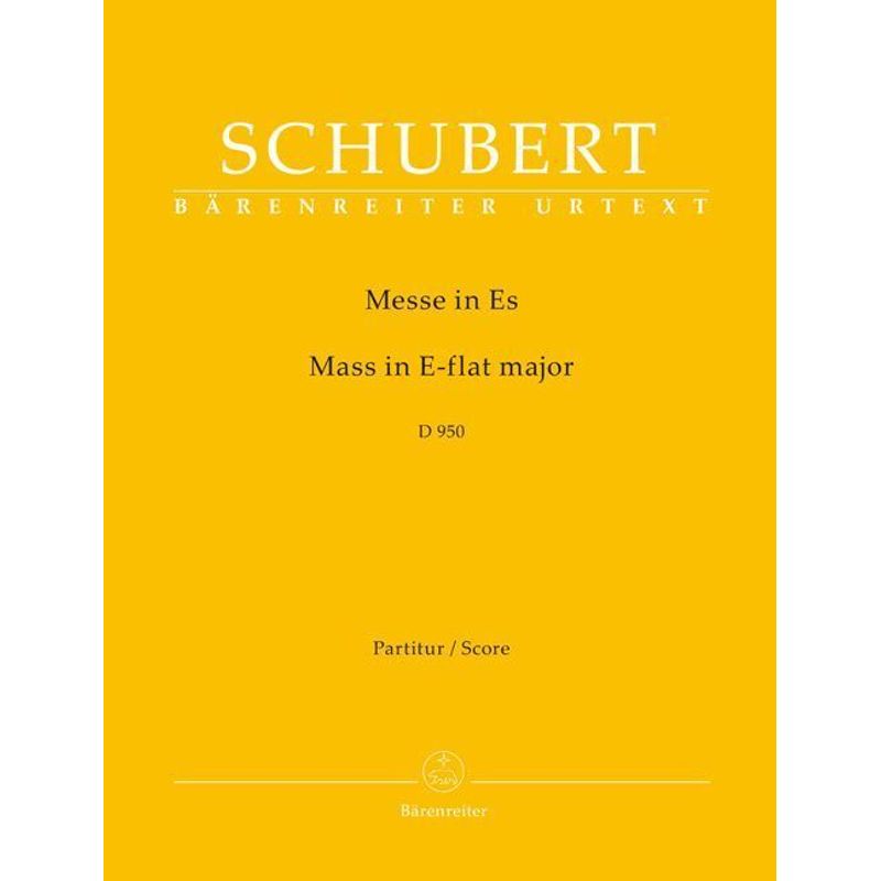 Messe In Es D 950 - Franz Schubert, Kartoniert (TB) von Bärenreiter