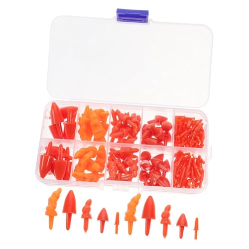Baeroprki 160-Teiliges Schneemann-Nasen-Set - DIY Karottennase für Schneemann - Puppen & Weihnachtsdekorationszubehör zum Basteln Baeroprki 160-Teiliges Schneemann-Nasen-Set - DIY Karottennase für Schneemann - Puppen & Weihnachtsdekorationszubehör zum Basteln von Baeroprki