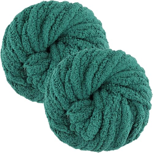Bafeil Chunky Yarn Dicke Wolle zum Handstricken 500g, Flauschige Chenille Wolle zum Häkeln, XXL Wolle Grobstrick Weiches Wollgarn für Decke Kissen Schal für Armstricken,Haustierbett & DIY Handarbeiten von Bafeil