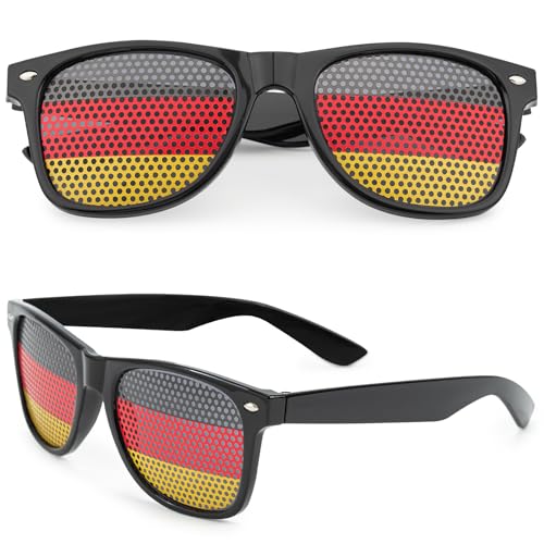Em Fanartikel Deutschland, Fussball Em Fanartikel, 2 Stück Sonnenbrille mit Deutschland Design, Deutschland Brille Sonnenbrille Deutschland Fanartikel für Em Deutschland Fan (Deutschland) Em Fanartikel Deutschland, Fussball Em Fanartikel, 2 Stück Sonnenbrille mit Deutschland Design, Deutschland Brille Sonnenbrille Deutschland Fanartikel für Em Deutschland Fan (Deutschland) von Bafiwu