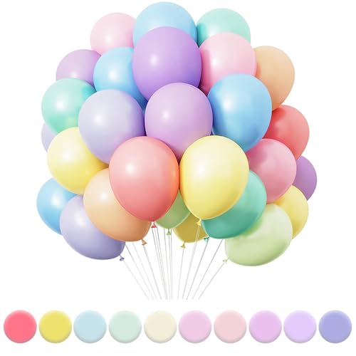 Luftballons Pastell 100 Stück, 25cm Bunte Luftballon Luftballons Geburtstag für Deko Geburtstag Ballons,Deko Hochzeit,Party Deko Luftballons Pastell 100 Stück, 25cm Bunte Luftballon Luftballons Geburtstag für Deko Geburtstag Ballons,Deko Hochzeit,Party Deko von Bafiwu