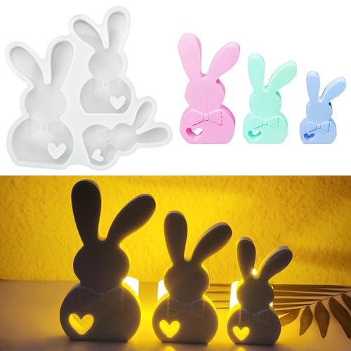silikonformen Ostern, DIY Kaninchen Ostern Silikonformen Gießformen, Giessform Ostern Set, Kaninchen Giessformen Silikon DIY Gießform Frühling Osterdekoration Basteln silikonformen Ostern, DIY Kaninchen Ostern Silikonformen Gießformen, Giessform Ostern Set, Kaninchen Giessformen Silikon DIY Gießform Frühling Osterdekoration Basteln von Bafiwu