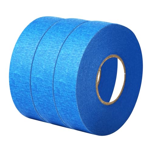 3 Rollen Malerkrepp, 50 m x 24 mm, Abklebeband Maler, Masking Tape, Kreppband Malerband, Klebeband Malerarbeiten, hitzebeständig, UV-beständig, für Malerarbeiten, Renovierungen, Bastelarbeiten 3 Rollen Malerkrepp, 50 m x 24 mm, Abklebeband Maler, Masking Tape, Kreppband Malerband, Klebeband Malerarbeiten, hitzebeständig, UV-beständig, für Malerarbeiten, Renovierungen, Bastelarbeiten von Bafumiu