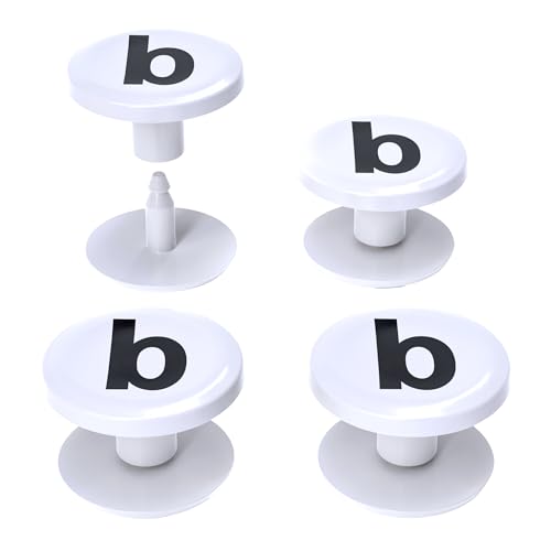 4er-Pack Ersatzknöpfe mit B für Bogg Bag Griff Gurt Kompatibel mit Bogg Bag Beach Tote Griffe Fixieren Sie Ihren Bogg Bag Griff schnell und einfach mit Ersatznieten von Bag Beans