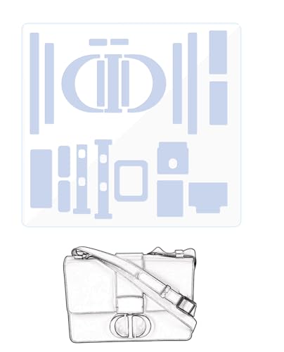 BagArmor Hardware Schutzfolie Kompatibel mit Dior 30 Montaigne Lederband Medium Geldbörse Hardware Aufkleber Transparent Anti-Kratzer Klar BagArmor Hardware Schutzfolie Kompatibel mit Dior 30 Montaigne Lederband Medium Geldbörse Hardware Aufkleber Transparent Anti-Kratzer Klar von BagArmor