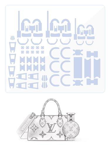 BagArmor Hardware Schutzfolie Kompatibel mit LV OnTheGo East West Geldbörse Hardware Aufkleber Transparent Anti-Kratzer Klar BagArmor Hardware Schutzfolie Kompatibel mit LV OnTheGo East West Geldbörse Hardware Aufkleber Transparent Anti-Kratzer Klar von BagArmor