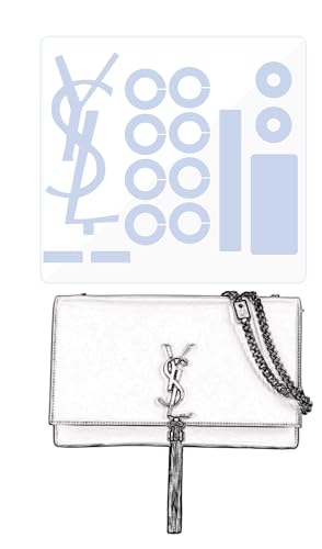 BagArmor Hardware Schutzfolie Kompatibel mit YSL Kate Quaste Medium Geldbörse Hardware Aufkleber Transparent Anti-Kratzer Klar BagArmor Hardware Schutzfolie Kompatibel mit YSL Kate Quaste Medium Geldbörse Hardware Aufkleber Transparent Anti-Kratzer Klar von BagArmor