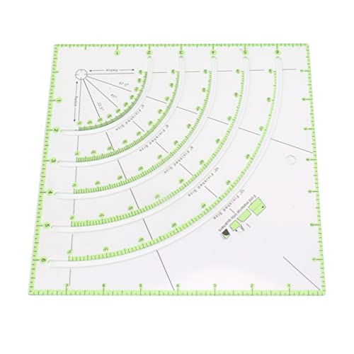 Acryl-Quilt-Lineal, 53,3 X 53,3 X 2,5 cm, Acryl-Quilt-Lineal, Multifunktional, Klare Bögen, Fächer, Quilt-Kreisschneider, Lineal Zum Nähen, Bastelwerkzeug Acryl-Quilt-Lineal, 53,3 X 53,3 X 2,5 cm, Acryl-Quilt-Lineal, Multifunktional, Klare Bögen, Fächer, Quilt-Kreisschneider, Lineal Zum Nähen, Bastelwerkzeug von Bagima