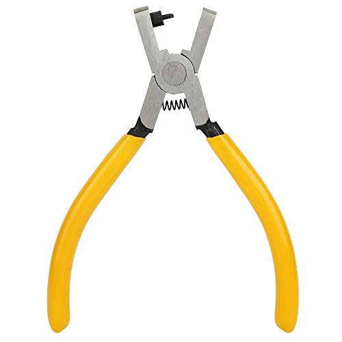 Bagima Locher Zange Gelb, 1 mm Locher, Lederband, 22 x 8 x 1 cm, Manuell, Kohlenstoffstahl, Gelb, Leder von Bagima