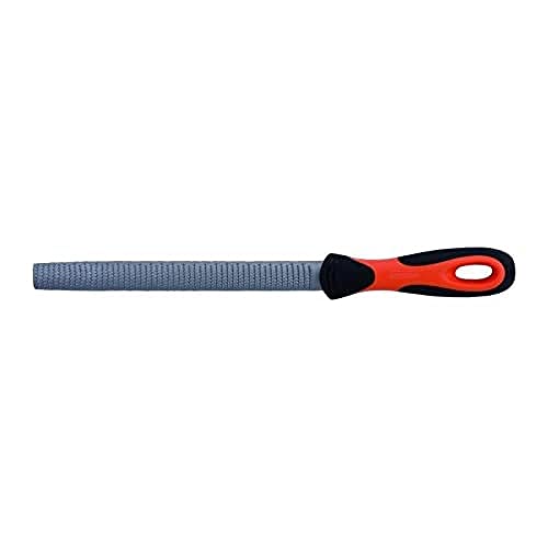 Bahco 6-342-10-2-2 Hieb 2 Halbrunde Raspel mit Griff, mehrfarbig, 250 mm von Bahco