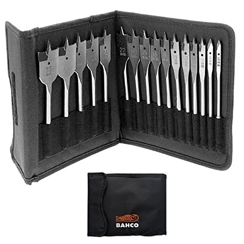 Bahco 9529SET15 Flachspaten Bohrer-Set, 6 mm, 35 mm, in Aufbewahrungsbox, 15-teilig Bahco 9529SET15 Flachspaten Bohrer-Set, 6 mm, 35 mm, in Aufbewahrungsbox, 15-teilig von Bahco
