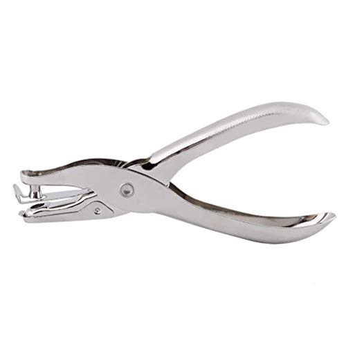 Einlocher,Metall Handheld 1 Locher Ein Locher Einlochzange Edelstahl Papierlocher Lochdurchmesser 6MM 8 Blatt Kapazität Silber Einlocher,Metall Handheld 1 Locher Ein Locher Einlochzange Edelstahl Papierlocher Lochdurchmesser 6MM 8 Blatt Kapazität Silber von BaiJ