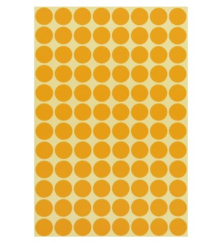 BaiJ Runde Punkt Aufkleber,16mm Selbstklebende Punkte 15er Pack Farbige Kreisetiketten Punkt-Aufkleber zum Markieren von Kalendern DVDs Schulbücher Kunsthandwerk 1440 Punkte Orange BaiJ Runde Punkt Aufkleber,16mm Selbstklebende Punkte 15er Pack Farbige Kreisetiketten Punkt-Aufkleber zum Markieren von Kalendern DVDs Schulbücher Kunsthandwerk 1440 Punkte Orange von BaiJ