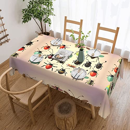 Baicrane Tischdecke mit kleinen Insekten, 137 x 183 cm, quadratisch, elegant und perfekt für Esstische, Partys und besondere Anlässe. Baicrane Tischdecke mit kleinen Insekten, 137 x 183 cm, quadratisch, elegant und perfekt für Esstische, Partys und besondere Anlässe. von Baicrane