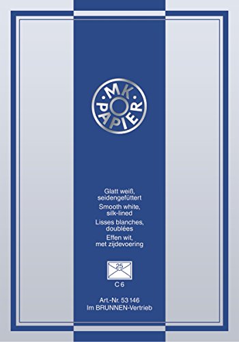 Baier & Schneider Briefumschlag, DIN C6, 110 x 150 mm, gummierte Klappe, Recyclingpapier, 100 g/qm Weiß Baier & Schneider Briefumschlag, DIN C6, 110 x 150 mm, gummierte Klappe, Recyclingpapier, 100 g/qm Weiß von Baier & Schneider