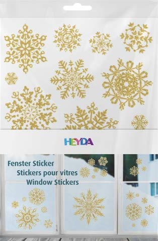 Baier & Schneider Fenster Sticker Stern gold von Baier & Schneider