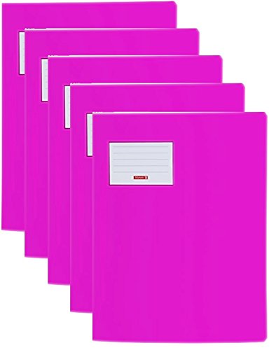 Baier & Schneider Schnellhefter FACT! Colour Code, Kunststoff, 240 x 313 mm (5er Pack, Pink / dunkelrosa) von Baier & Schneider