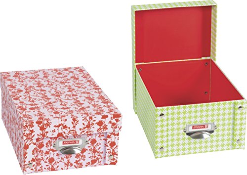 Baier & Schneider Schubladenbox Ablagebox Schönes Büro, A4, 1 Stück, Deckel, 145 mm, 2 Motive sort von Baier & Schneider