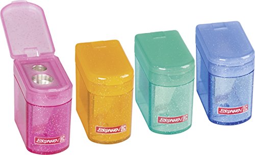 Doppel-Spitzer Klicki Glitter tran von BRUNNEN