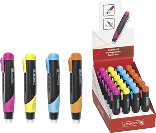 Brunnen Radierstift (3er Set) | 3 Radierstifte zufälliger Farbe von Baier & Schneider