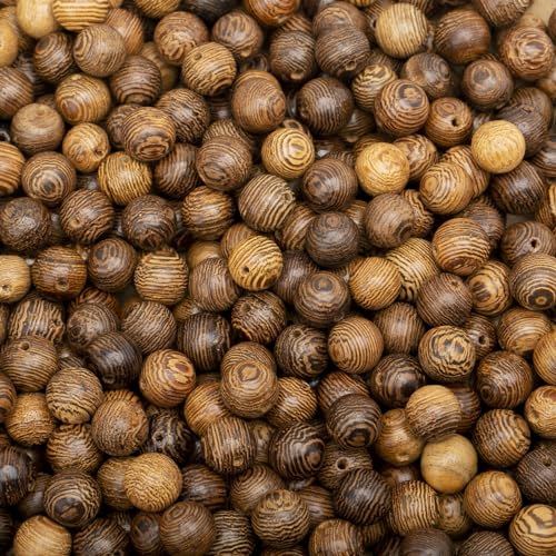 Baiinjiene Runde Holzperlen aus natürlichem Wengeholz, 10 mm, für DIY-Schmuckherstellung, 300 Stück Baiinjiene Runde Holzperlen aus natürlichem Wengeholz, 10 mm, für DIY-Schmuckherstellung, 300 Stück von Baiinjiene