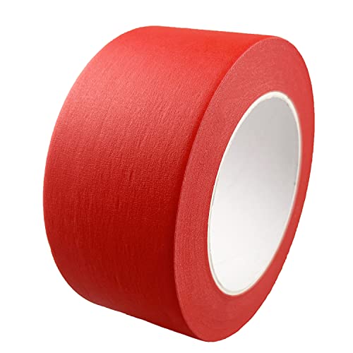 Baijixin Breites Klebeband, rotes Malerband für Zuhause, Büro, Schule, Bastelarbeiten, Etikettierung, 7,6 x 22,7 m Baijixin Breites Klebeband, rotes Malerband für Zuhause, Büro, Schule, Bastelarbeiten, Etikettierung, 7,6 x 22,7 m von Baijixin