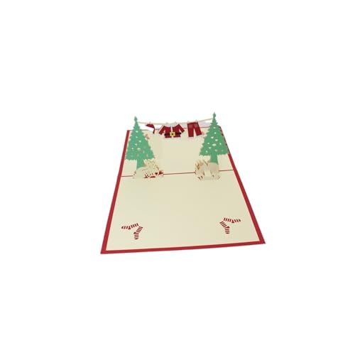 Baisacrafts Weihnachtskarten, 10 Stück, Einladungskarten, Hochzeit, Party, Weihnachten, Event, Karte für Thanksgiving, Halloween, Dekoration, Weihnachten, Heimdekoration von Baisacrafts