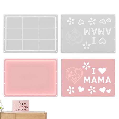 Bajbumgn Muttertag Formen - Silikonformen Für Epoxidharz | Hohle Buchstaben Form Mit Blumen Deko Für Kunstprojekte Zu Hause Küche Outdoor Geschenke Bajbumgn Muttertag Formen - Silikonformen Für Epoxidharz | Hohle Buchstaben Form Mit Blumen Deko Für Kunstprojekte Zu Hause Küche Outdoor Geschenke von Bajbumgn