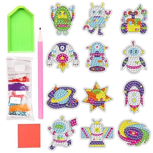 Bajbumgn Steinchenbild-Set | Handgefertigtes Diamantbild-Set - Mosaikkunst Bastelset Geschenkideen Für Kinder Anfänger Weihnachten Geburtstag Halloween Bajbumgn Steinchenbild-Set | Handgefertigtes Diamantbild-Set - Mosaikkunst Bastelset Geschenkideen Für Kinder Anfänger Weihnachten Geburtstag Halloween von Bajbumgn