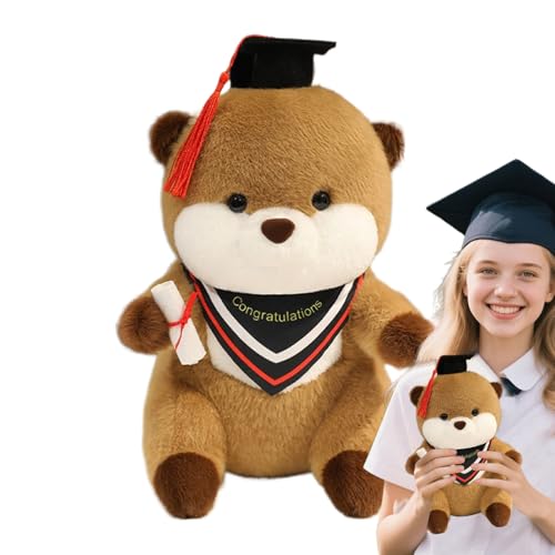 Bajbumgn Stofftiere für Kinder, Abschluss -Stofftier | Süße werfen Kissen - Realistisches Abschlussgefüllter Tier mit und Diplom für Zimmerdekorgeburtstagsfeier Valentinstag Weihnachten Bajbumgn Stofftiere für Kinder, Abschluss -Stofftier | Süße werfen Kissen - Realistisches Abschlussgefüllter Tier mit und Diplom für Zimmerdekorgeburtstagsfeier Valentinstag Weihnachten von Bajbumgn