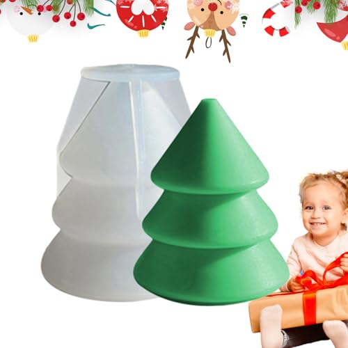 Bajbumgn Weihnachtsbaum Form - Tannenbaumförmige Silikon Gießform,Dekoration Antihaft Handwerk Werkzeug für Gips Wohnkultur Epoxy Harz Seife Kerzen Bajbumgn Weihnachtsbaum Form - Tannenbaumförmige Silikon Gießform,Dekoration Antihaft Handwerk Werkzeug für Gips Wohnkultur Epoxy Harz Seife Kerzen von Bajbumgn