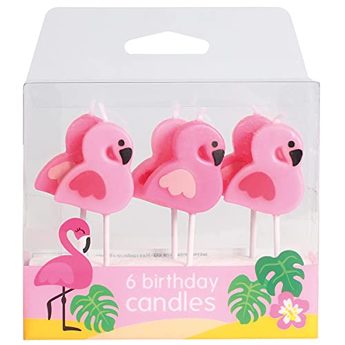Flamingo Cake Candles - 6 candles von Baked with Love