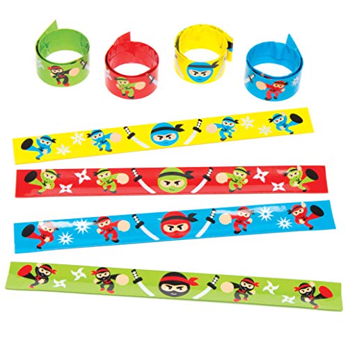 Baker Ross AC868 Ninja-Slap-Armbänder (4 Stück) für Kinder-Partytüten Baker Ross AC868 Ninja-Slap-Armbänder (4 Stück) für Kinder-Partytüten von Baker Ross