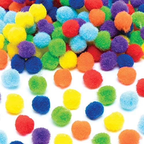 Baker Ross AT762 Woll-Pompons in Regenbogenfarben, 80 Stück, Bastelverzierungen, ideal für Winterkunst- und Bastelprojekte für Kinder Baker Ross AT762 Woll-Pompons in Regenbogenfarben, 80 Stück, Bastelverzierungen, ideal für Winterkunst- und Bastelprojekte für Kinder von Baker Ross