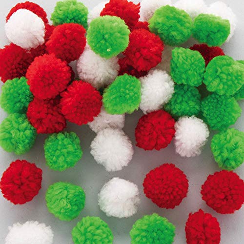 Baker Ross AX294 Weihnachten Wollige Pompons - 90 Stück, Festliche Künstler- und Bastelbedarf zum Basteln und Dekorieren zur Weihnachtszeit Baker Ross AX294 Weihnachten Wollige Pompons - 90 Stück, Festliche Künstler- und Bastelbedarf zum Basteln und Dekorieren zur Weihnachtszeit von Baker Ross