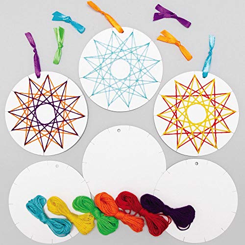 Baker Ross AX417 Korbflecht-Set, 8 Stück, Einführung ins Nähen für Anfänger, für Kinderkunst- und Bastelprojekte Baker Ross AX417 Korbflecht-Set, 8 Stück, Einführung ins Nähen für Anfänger, für Kinderkunst- und Bastelprojekte von Baker Ross