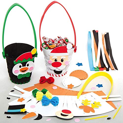 Baker Ross AX480 Weihnachts-Weberei-Kits, Körbe, 4 Stück, basteln Sie Ihre eigenen Weihnachtsdekorationen, kreatives Kunst- und Bastelzubehör für Kinder zum Gestalten und Dekorieren Baker Ross AX480 Weihnachts-Weberei-Kits, Körbe, 4 Stück, basteln Sie Ihre eigenen Weihnachtsdekorationen, kreatives Kunst- und Bastelzubehör für Kinder zum Gestalten und Dekorieren von Baker Ross