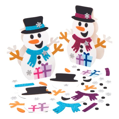 Baker Ross AX531 Schneemann-Kartensets zum Zusammenstellen – 6 Stück, personalisieren Sie Ihre eigenen festlichen Karten, Kunst und Handwerk für Kinder Baker Ross AX531 Schneemann-Kartensets zum Zusammenstellen – 6 Stück, personalisieren Sie Ihre eigenen festlichen Karten, Kunst und Handwerk für Kinder von Baker Ross
