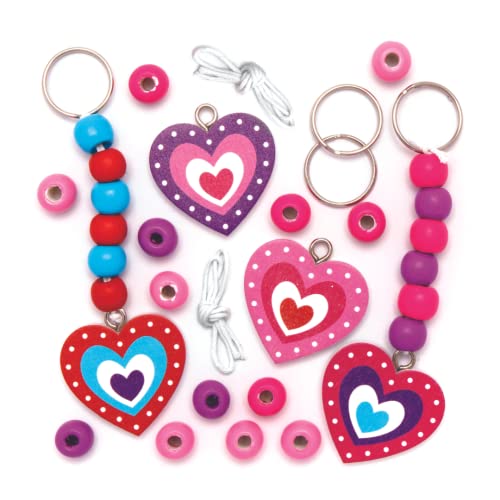 Baker Ross AX691 Herz-Schlüsselanhänger-Sets, Taschenbaumler, kreative Aktivitäten für Kinder, Kunst und Handwerk oder Schlüsselanhänger-Projekte. Baker Ross AX691 Herz-Schlüsselanhänger-Sets, Taschenbaumler, kreative Aktivitäten für Kinder, Kunst und Handwerk oder Schlüsselanhänger-Projekte. von Baker Ross