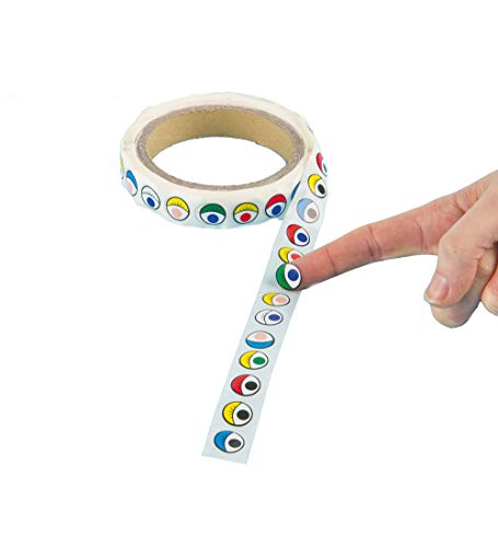 Baker Ross EV317 Bunte Augen Bastel Sticker - 1000 Stück, Großpackung Aufkleber für Kinder zum Basteln, Gestalten und Dekorieren, Sortiert Baker Ross EV317 Bunte Augen Bastel Sticker - 1000 Stück, Großpackung Aufkleber für Kinder zum Basteln, Gestalten und Dekorieren, Sortiert von Baker Ross