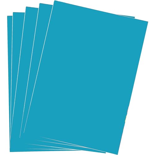 Baker Ross Großpackung Bastelkarton in Blau (50 Stück) DIN A4 220g/m² von Baker Ross