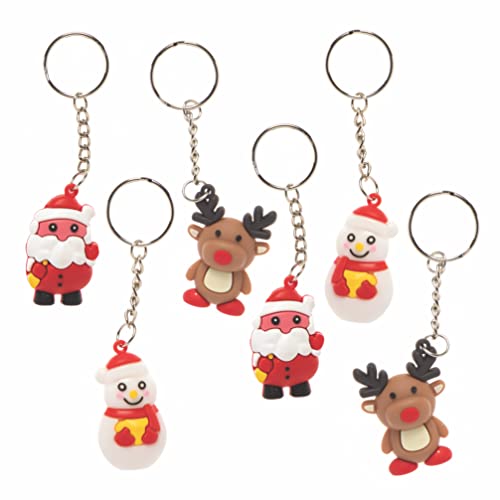 Baker Ross FC236 Weihnachtsfiguren Schlüsselanhänger- 6er Pack, Schlüsselanhänger für Kinder, ideal für Partytüten, Nikolaus, Zuckertüte und kleine Geschenke Baker Ross FC236 Weihnachtsfiguren Schlüsselanhänger- 6er Pack, Schlüsselanhänger für Kinder, ideal für Partytüten, Nikolaus, Zuckertüte und kleine Geschenke von Baker Ross