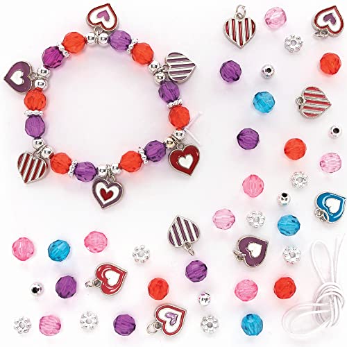 Baker Ross Herz Bettelarmband Bastelset - 3er Pack, Kinderschmuck und Kindergeburtstag Basteln (FC471), sortiert Baker Ross Herz Bettelarmband Bastelset - 3er Pack, Kinderschmuck und Kindergeburtstag Basteln (FC471), sortiert von Baker Ross